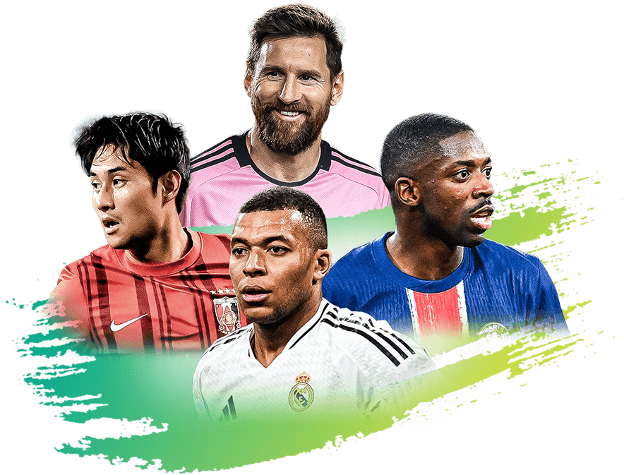 Groupe de joueurs de soccer